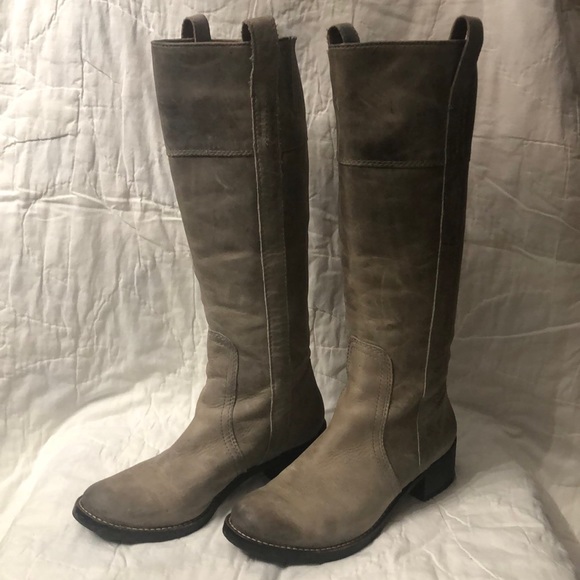 Lucky Brand Shoes - Light gray Lucky Brand boots sz 6.5
